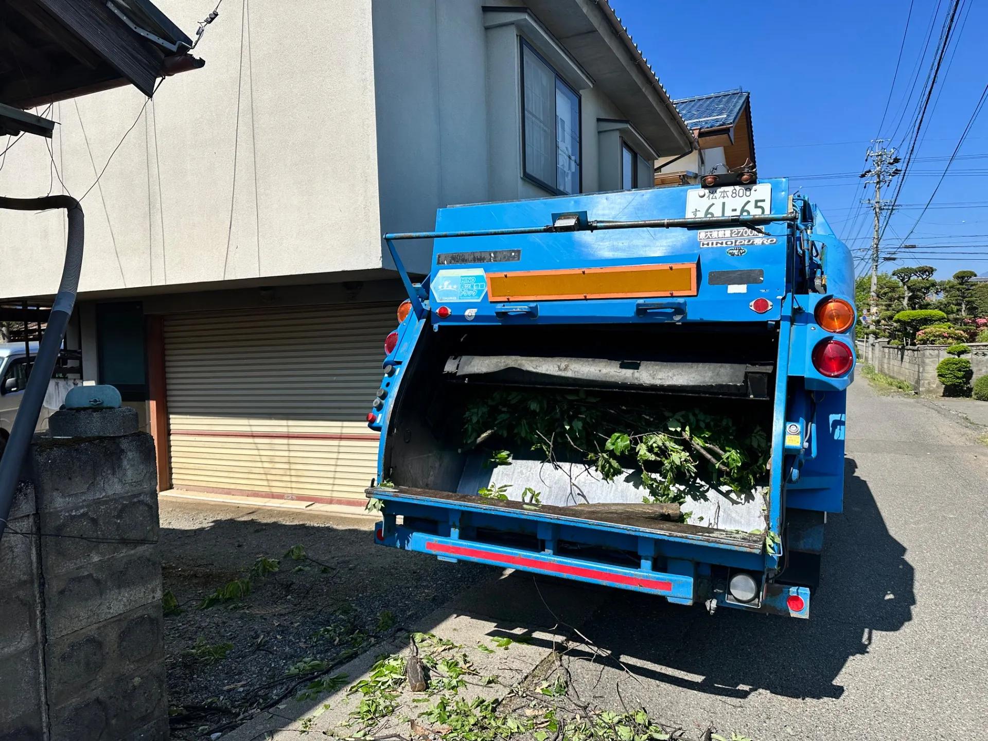 【長野県松本市】栗の木伐採施工完了しました。Day2